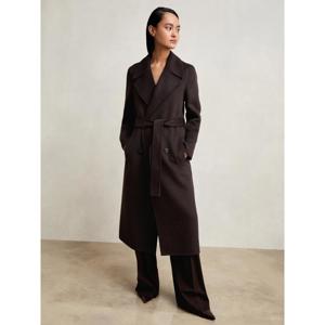 REISS Rene Double-Breasted Blindseam Coat Wool-Blend